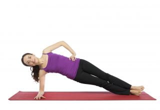 Pilates side plank